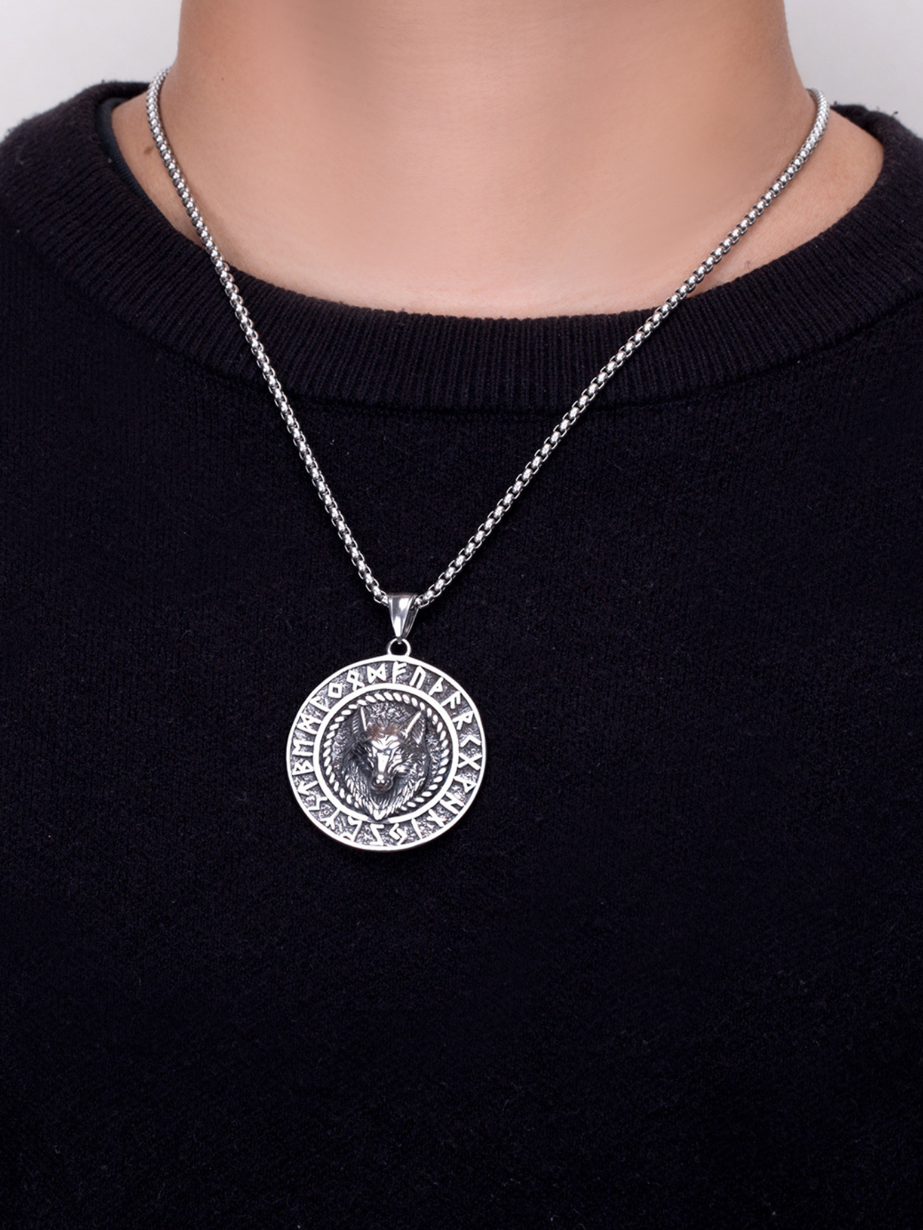 AYZITKA Kurt Titanyum Kolye