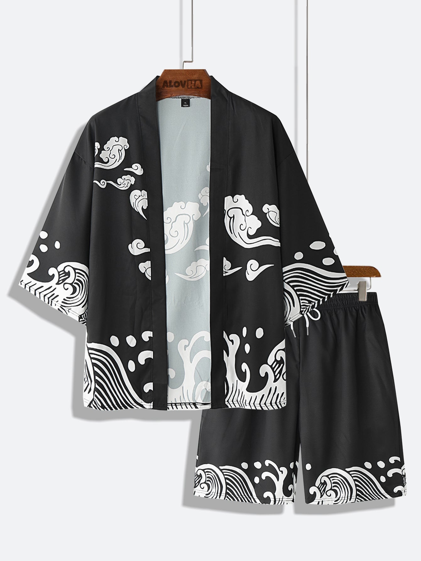 AYZITKA Duman Desenli Kimono Set