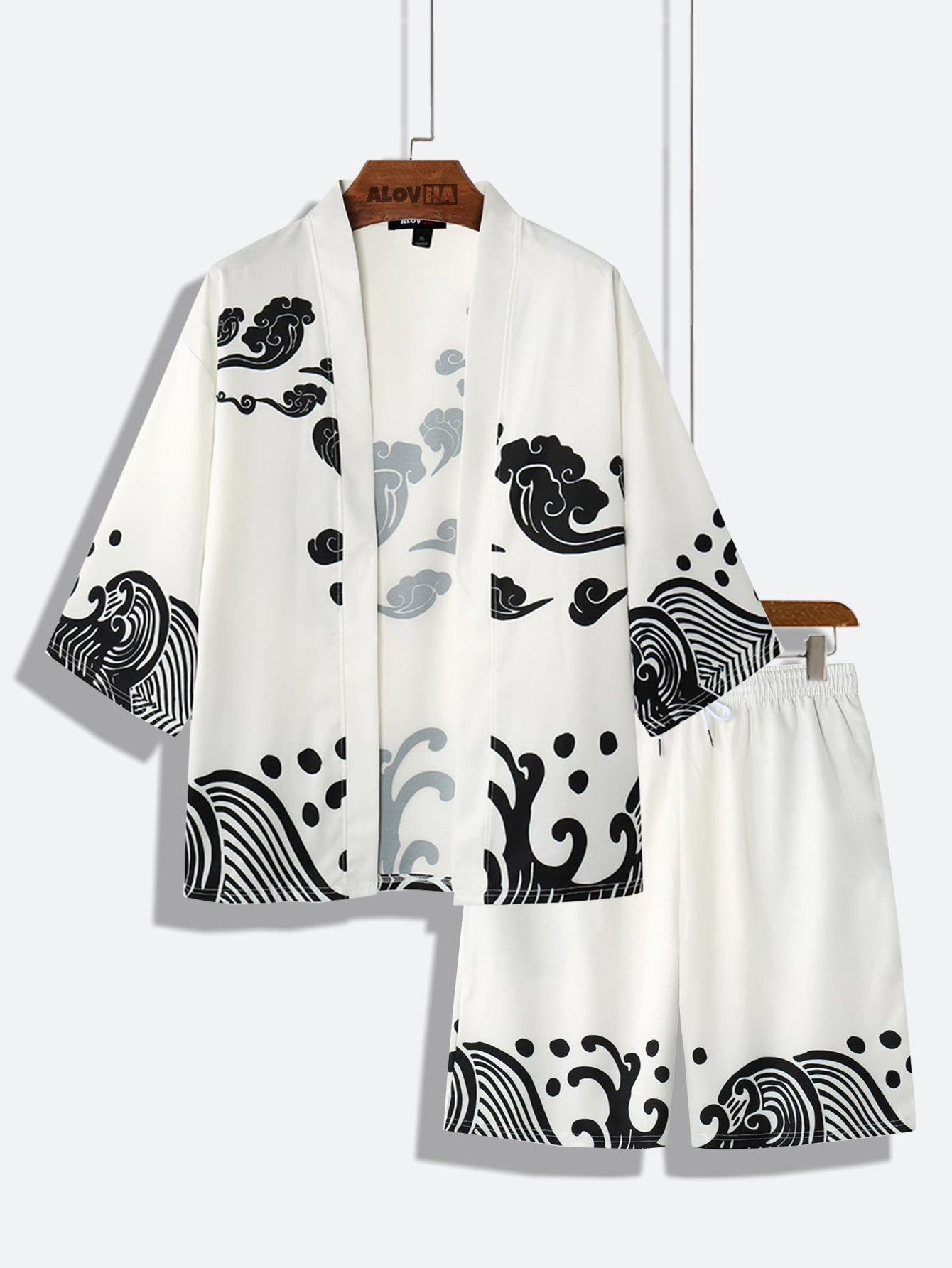AYZITKA Duman Desenli Kimono Set