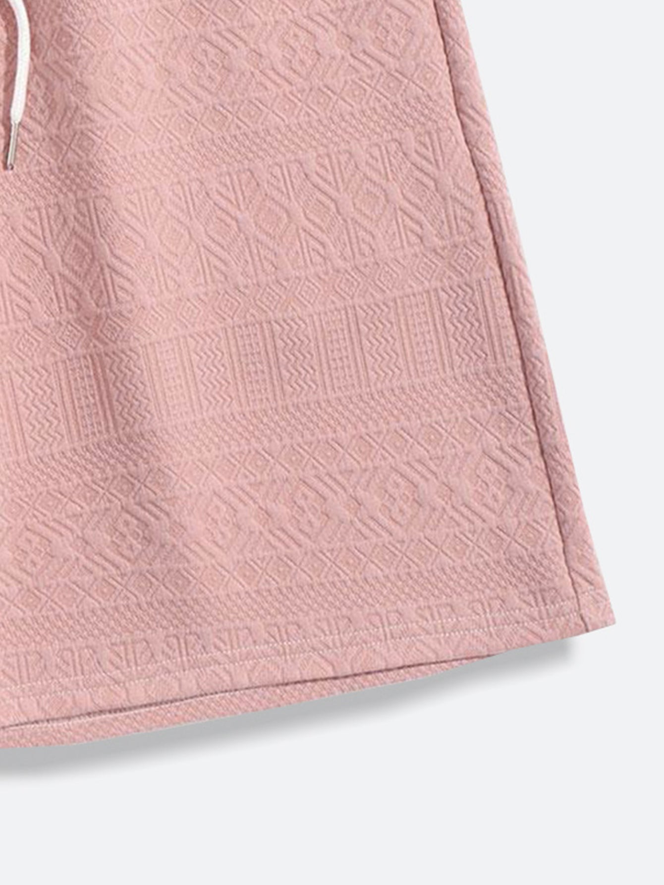 AYZITKA Pembe Keten T-shirt Şort Seti