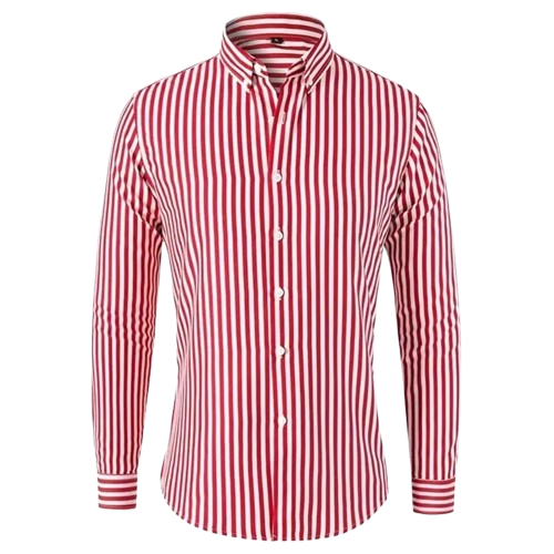 AYZITKA Dik Çizgili Pamuk Gömlek