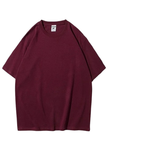 AYZITKA Düz Renk Pamuklu T-sihrt