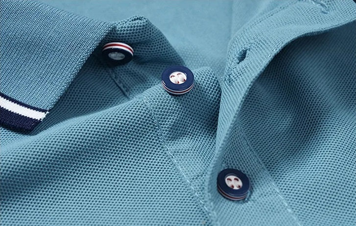 AYZITKA Nakış Desenli Polo Yaka T-shirt