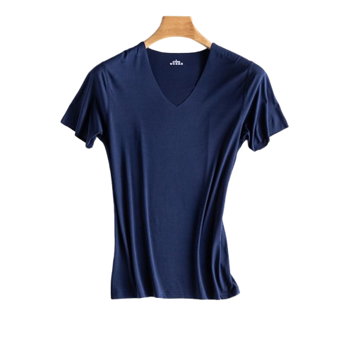 AYZITKA Dikişsiz V Yaka T-shirt