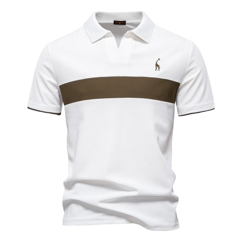 AYZITKA Çizgili Polo Yaka T-shirt