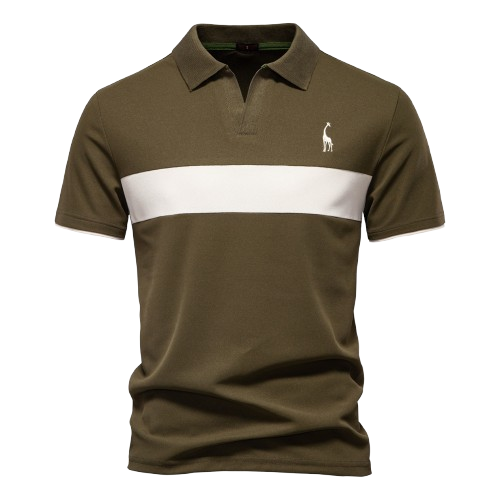 AYZITKA Çizgili Polo Yaka T-shirt