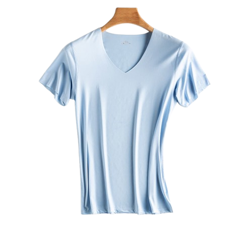 AYZITKA Dikişsiz V Yaka T-shirt