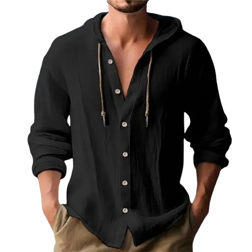 AYZITKA Keten Kapuşonlu Gömlek