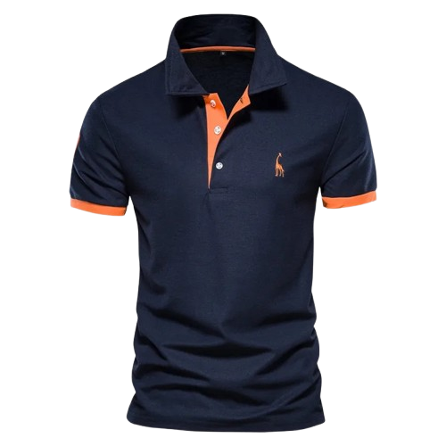 AYZITKA Polo Yaka Çift Renk T-shirt