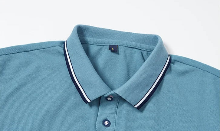 AYZITKA Nakış Desenli Polo Yaka T-shirt