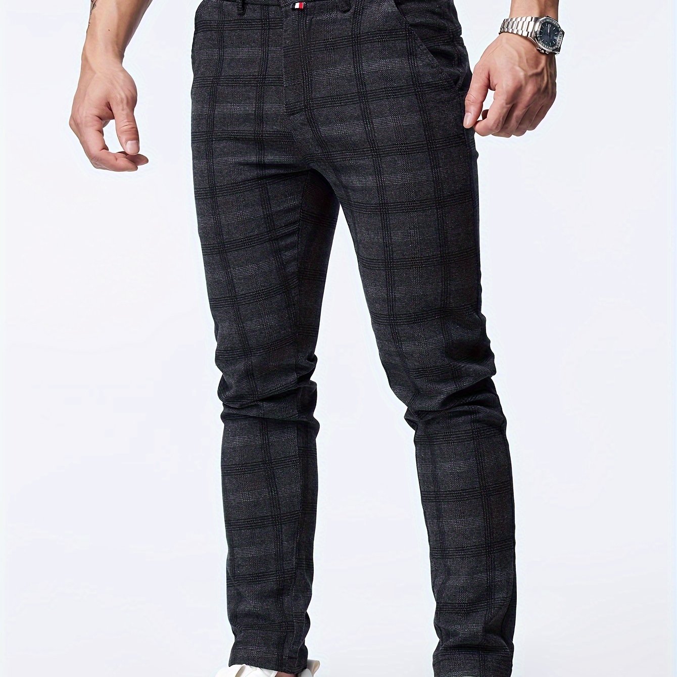 AYZITKA Casual Ekose Pantolon