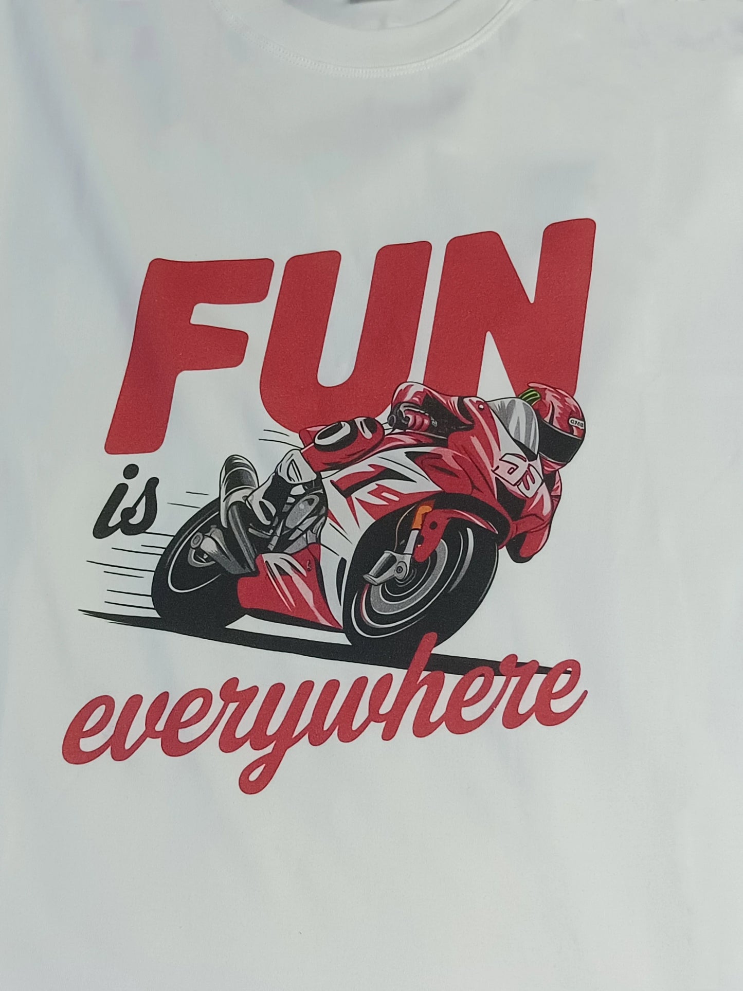 AYZITKA Motor Desenli Pamuklu T-shirt