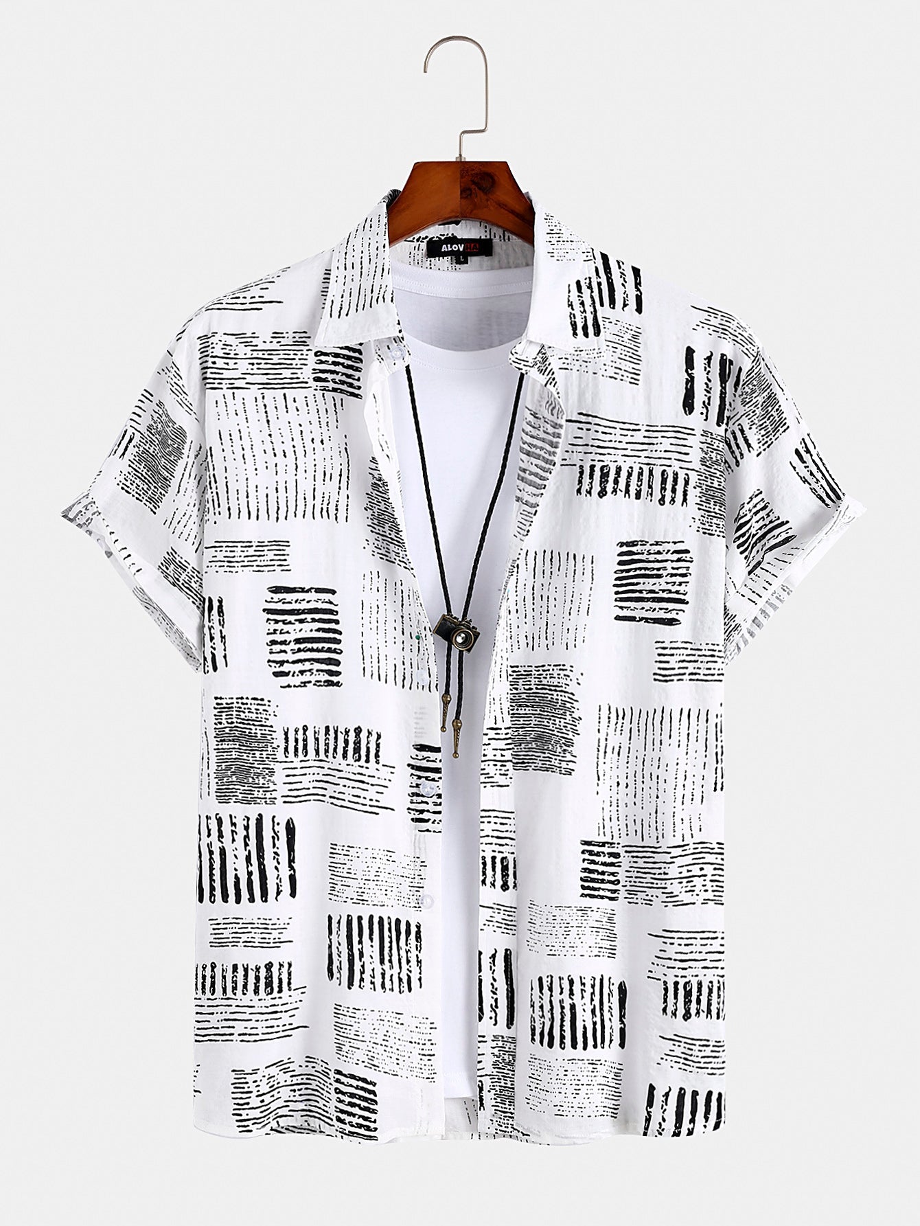 AYZITKA Çizgili Gömlek Şort Set