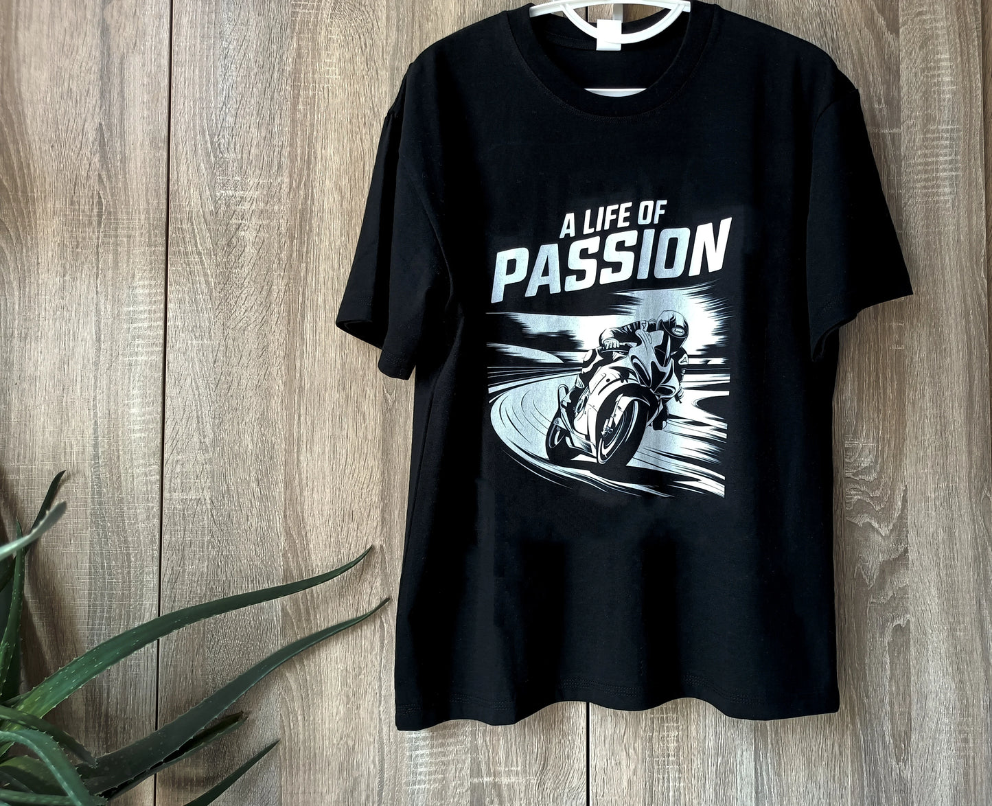 AYZITKA Motor Desenli Pamuklu T-shirt