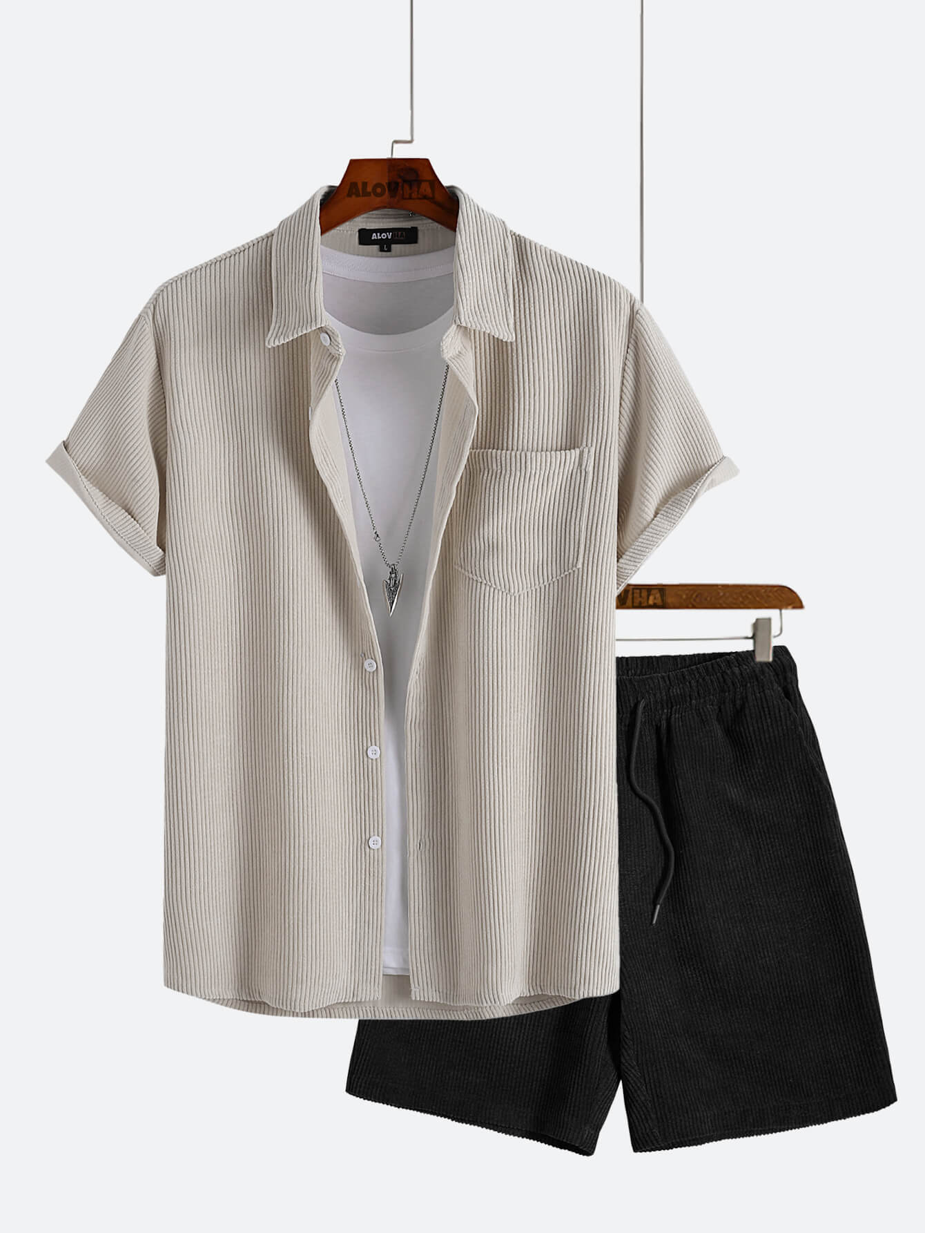 AYZITKA Fitilli Gömlek Şort Set