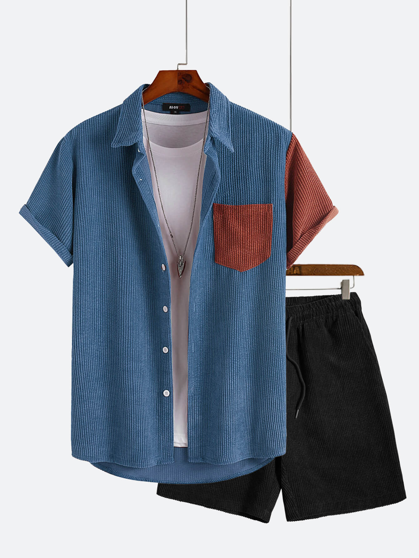 AYZITKA Keten Gömlek Şort Seti
