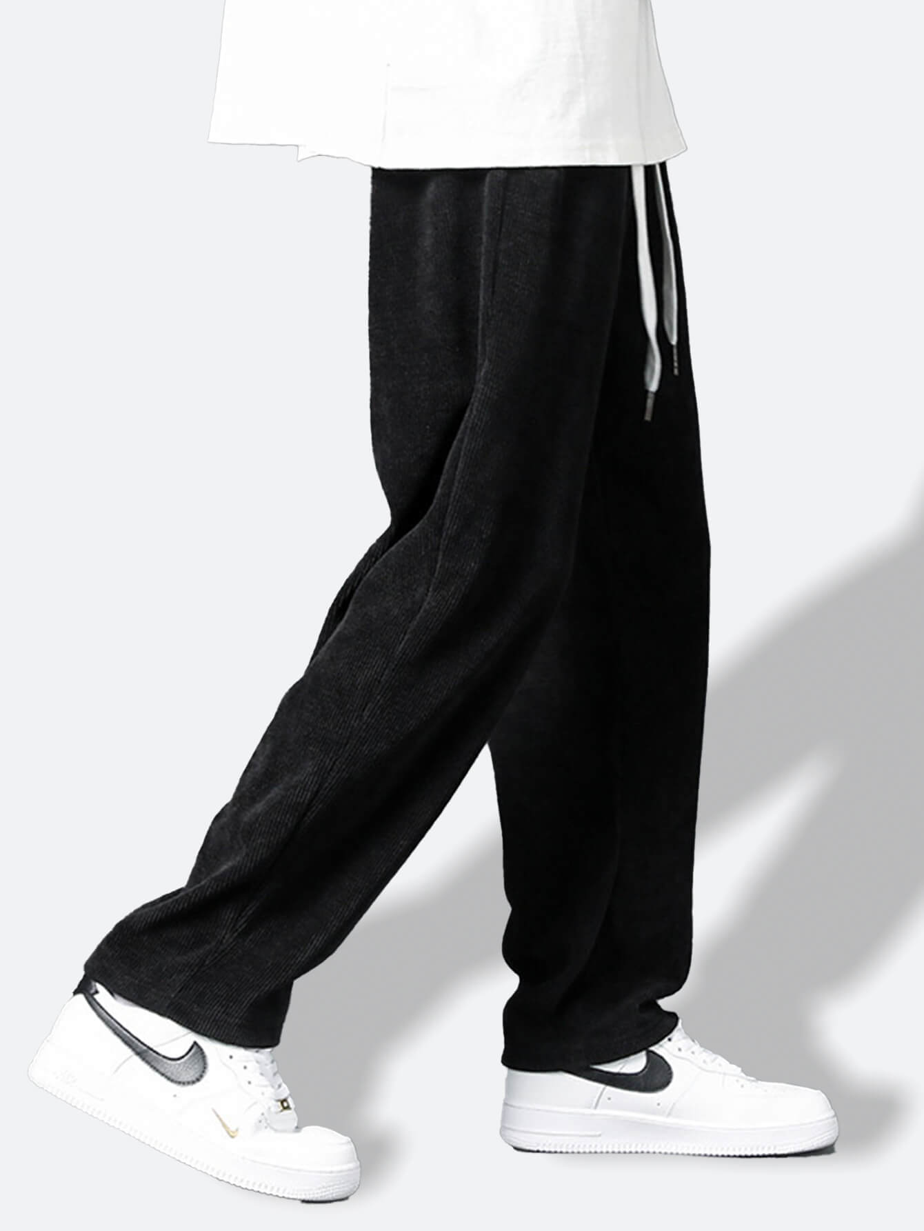 AYZITKA Siyah Yamalı Eşofman Altı