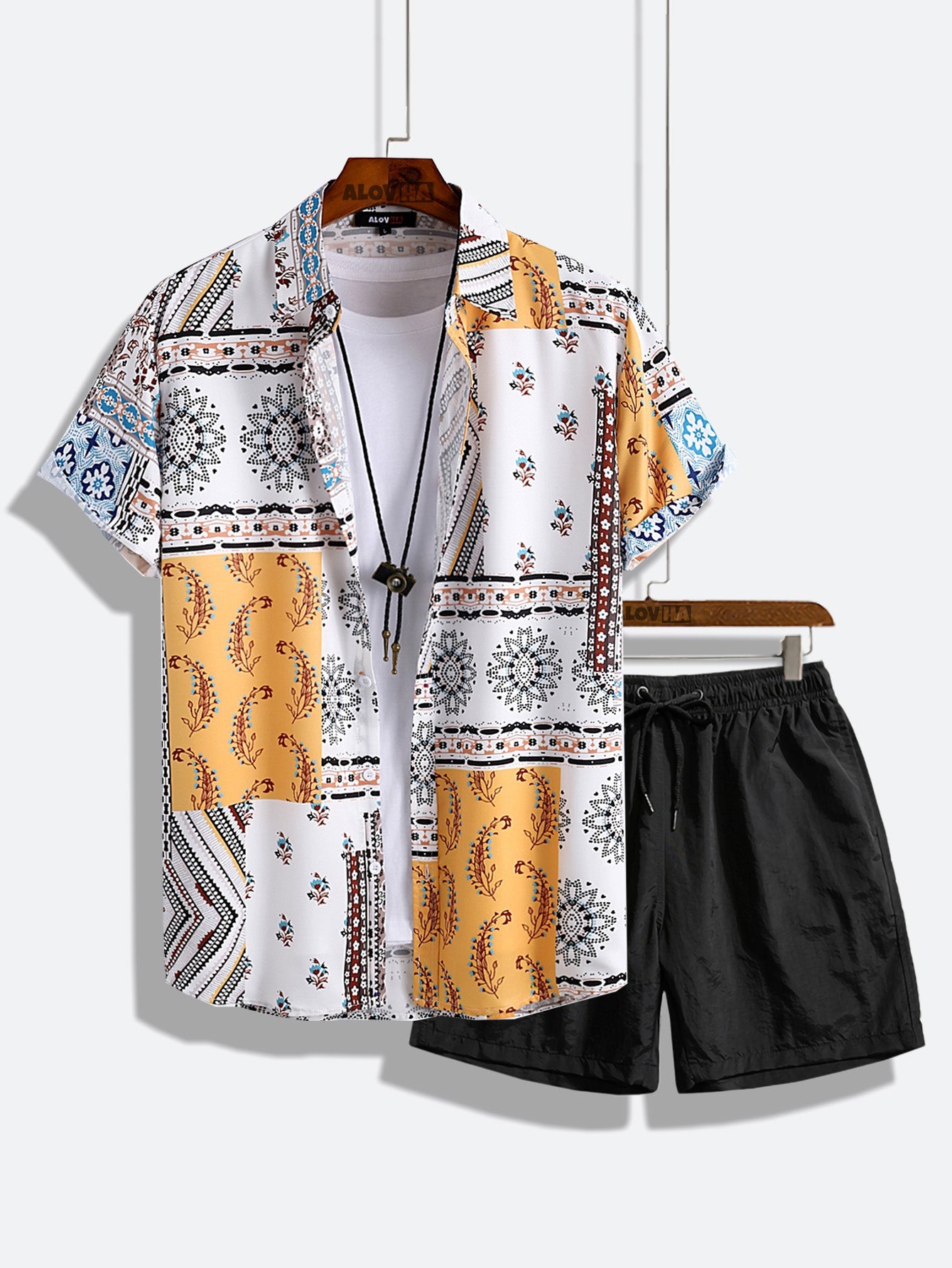 AYZITKA Kore Gömlek Şort Set