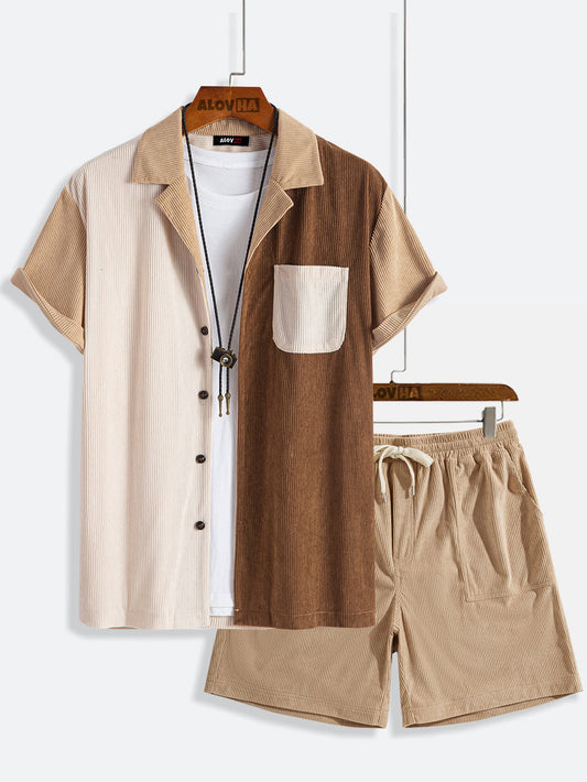 AYZITKA Pamuk Gömlek Şort Seti