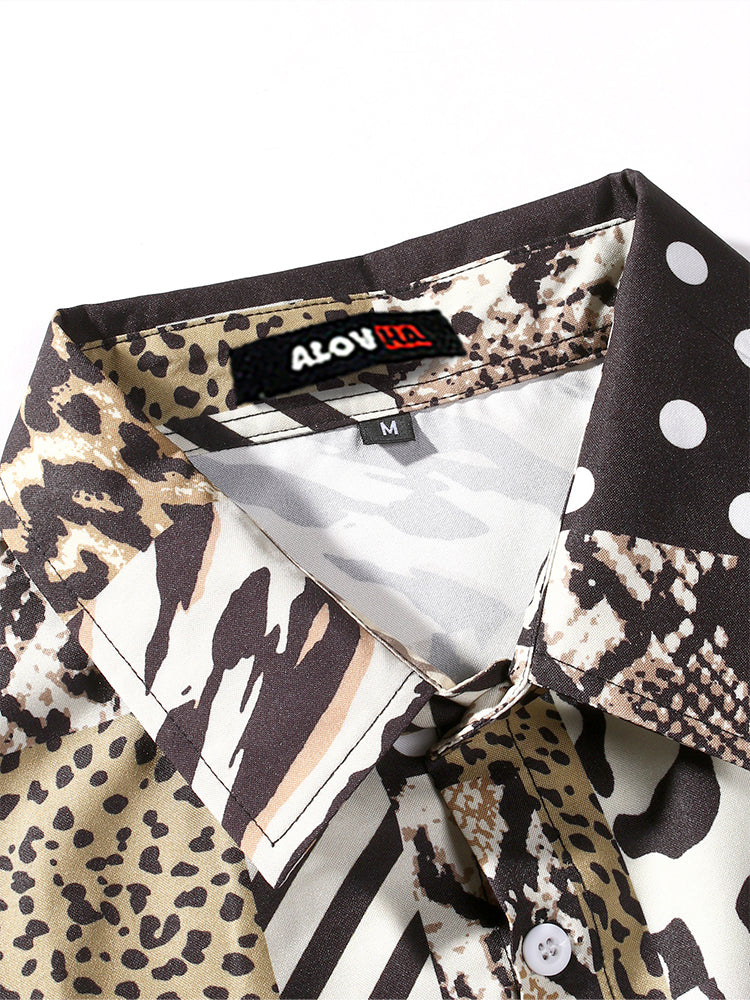 AYZITKA Leopar Gömlek