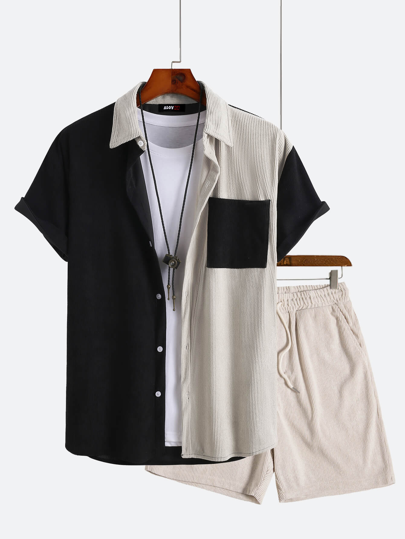 AYZITKA Mono Gömlek Şort Set