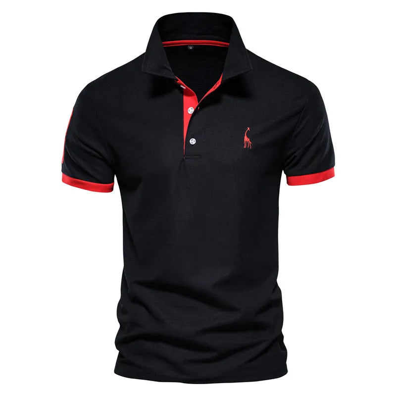 AYZITKA Polo Yaka Çift Renk T-shirt