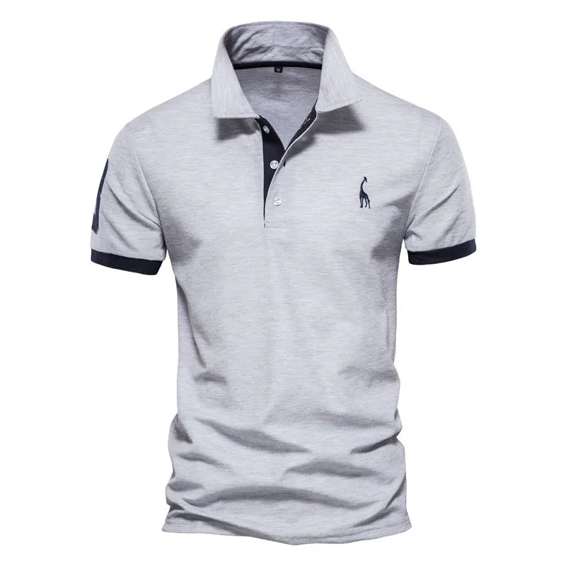 AYZITKA Polo Yaka Çift Renk T-shirt