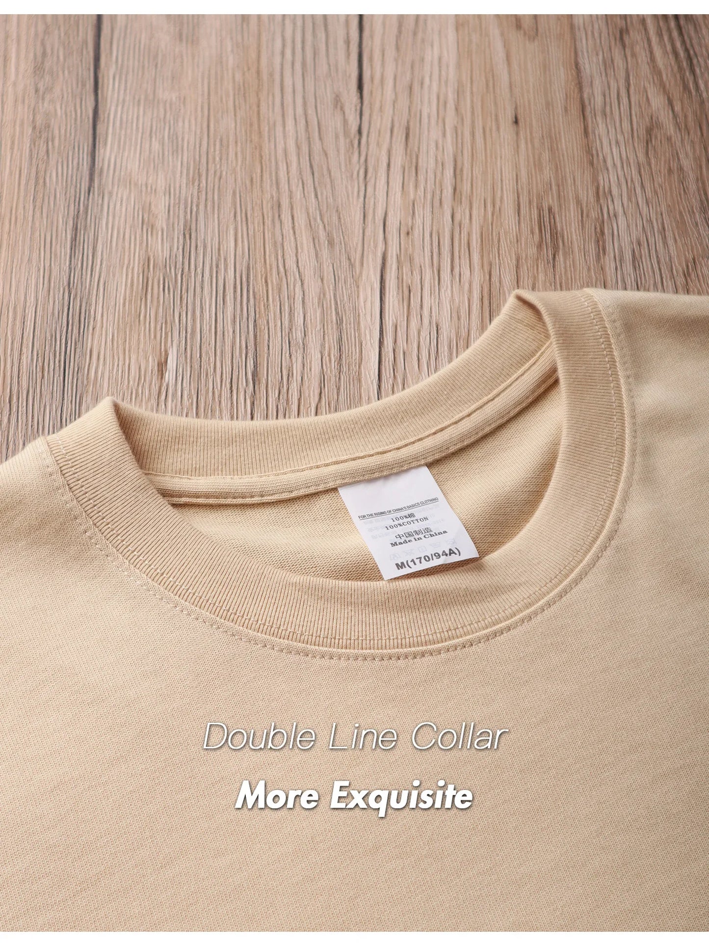 AYZITKA Düz Renk Pamuklu T-sihrt