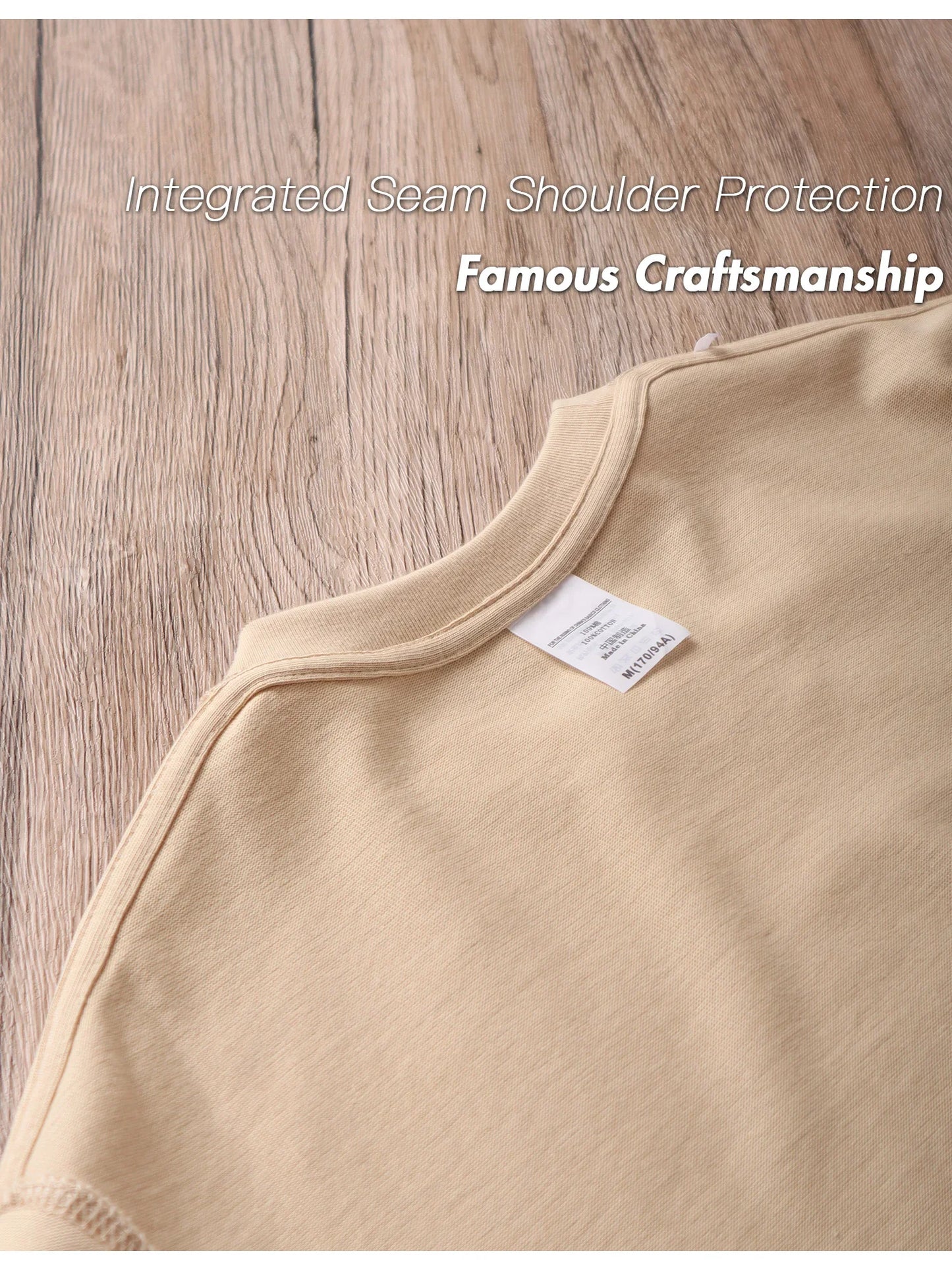 AYZITKA Düz Renk Pamuklu T-sihrt