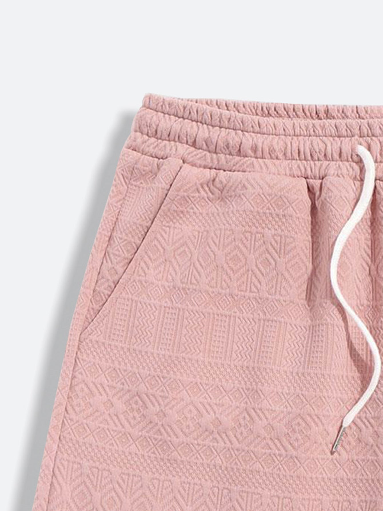 AYZITKA Pembe Keten T-shirt Şort Seti