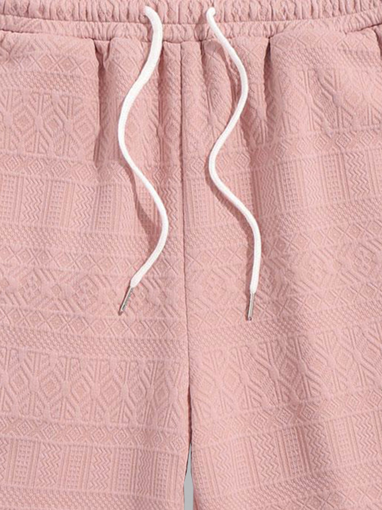 AYZITKA Pembe Keten T-shirt Şort Seti